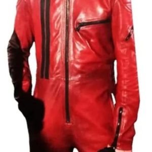 Red Leather Jumpsuits