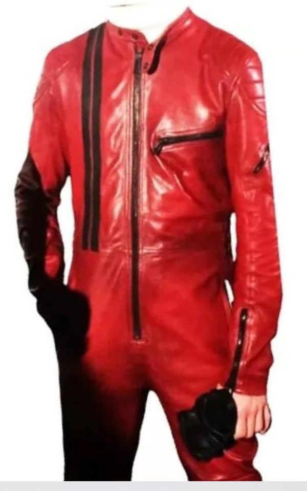 Red Leather Jumpsuits