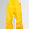 Yellow Leather Overalls For Women